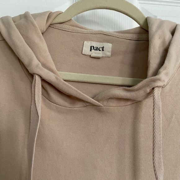 Pact women’s size XL cut-off sleeve hoodie 100% organic cotton - Picture 2 of 6